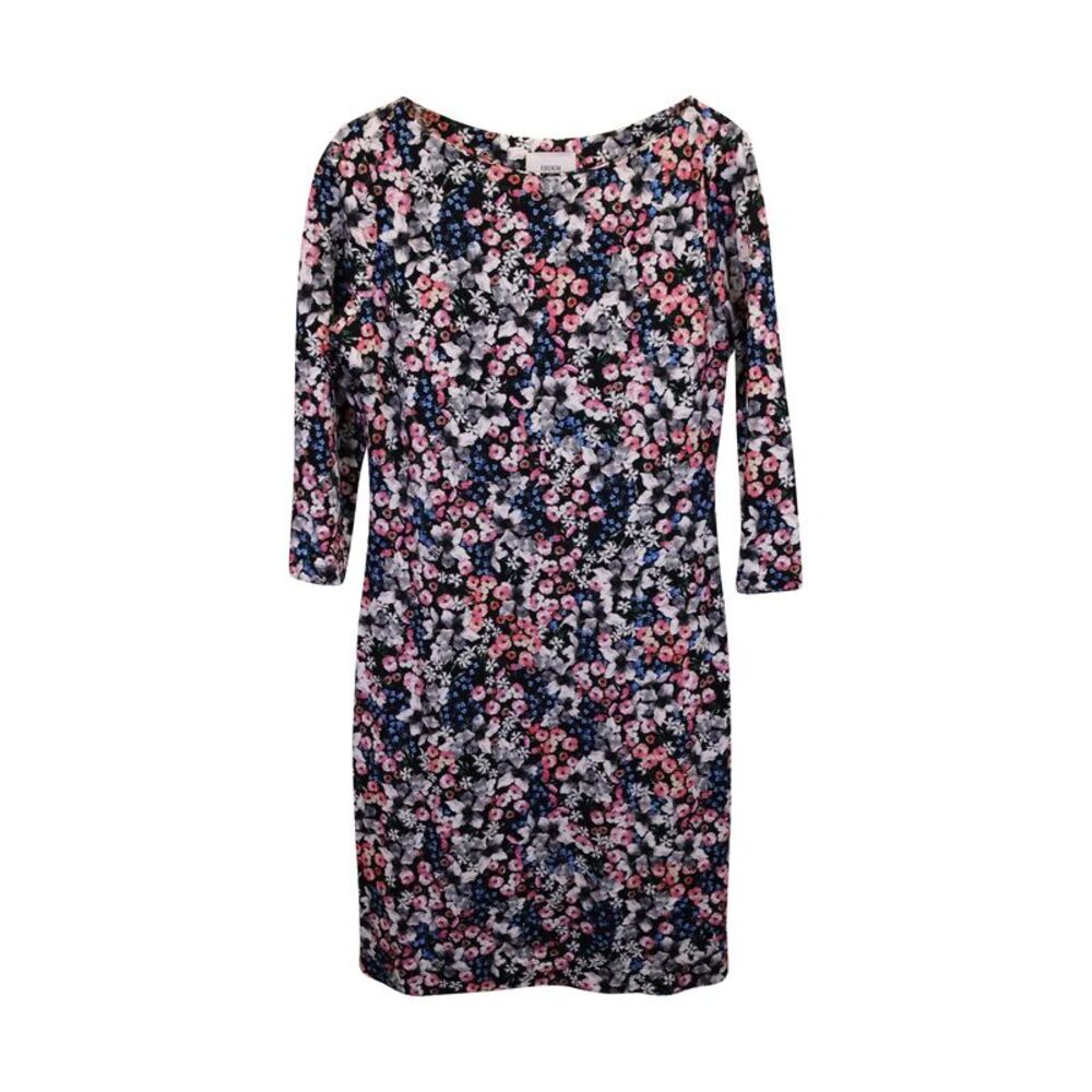 Erdem Reese Floral Knee-Length Dress in Multicolor Viscose